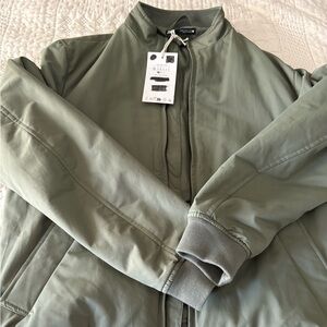 Zara Men Olive Green Light Jacket